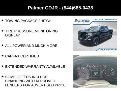 Used 2023 Chevrolet Silverado 1500 Custom Trail Boss w/ LPO, Dark Essentials Package AWD/4WD image 18