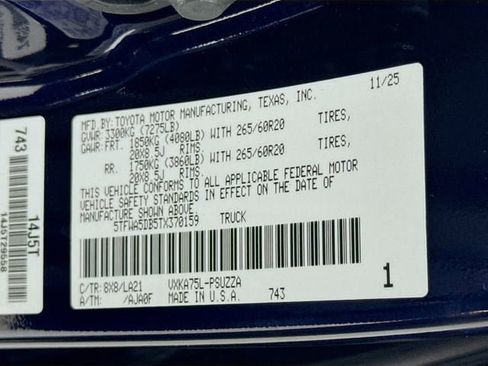New 2026 Toyota Tundra Platinum AWD/4WD image 32