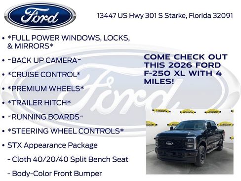 New 2026 Ford F250 XL w/ STX Appearance Package image 10