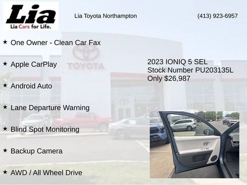 Used 2023 Hyundai Ioniq 5 SEL w/ Cargo Package AWD/4WD image 7