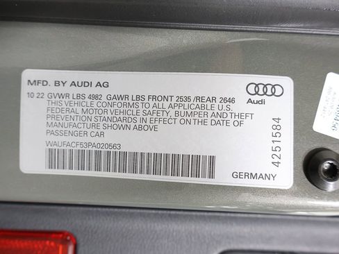 Used 2023 Audi A5 2.0T Premium Plus w/ Premium Plus image 61