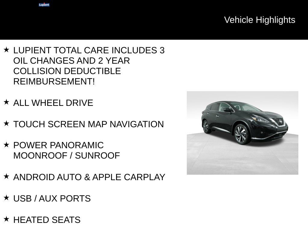 Used 2023 Nissan Murano SL w/ SL Moonroof Package AWD/4WD image 7