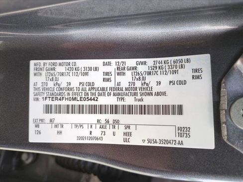 Used 2021 Ford Ranger Lariat w/ Tremor Off-Road Package image 24