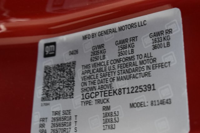 New 2026 Chevrolet Colorado Trail Boss AWD/4WD image 37