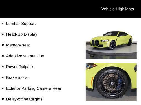 Used 2022 BMW M4 xDrive Competition w/ Executive Package AWD/4WD image 19