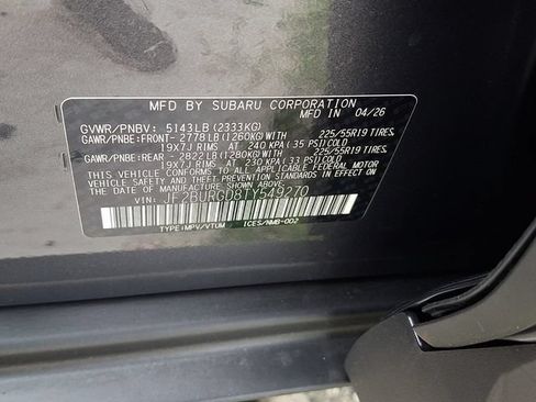 New 2026 Subaru Outback Limited XT AWD/4WD image 18