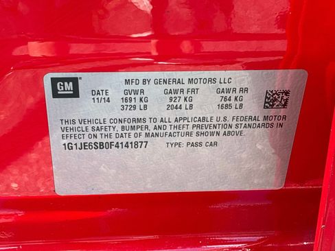 Used 2015 Chevrolet Sonic LTZ FWD image 17