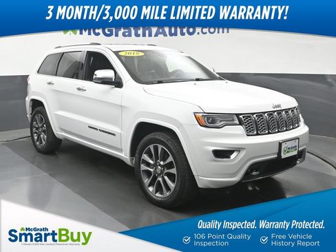Used 2018 Jeep Grand Cherokee Overland AWD/4WD image 1