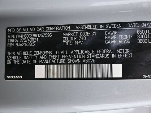 Used 2024 Volvo XC90 T8 Plus AWD/4WD image 43