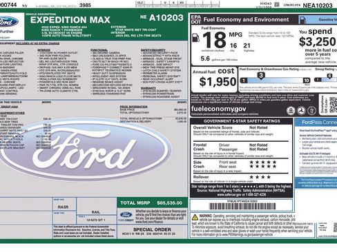 Certified 2022 Ford Expedition Max King Ranch AWD/4WD image 47