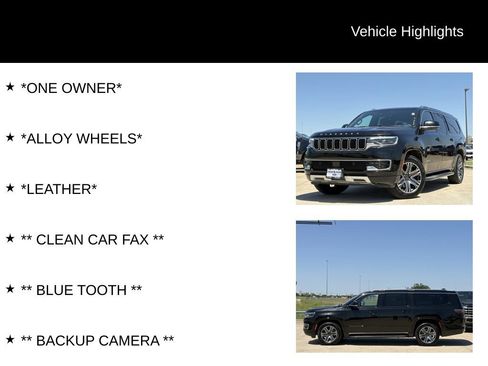 Used 2024 Jeep Wagoneer L Series II w/ Flexible Seating Group RWD image 4