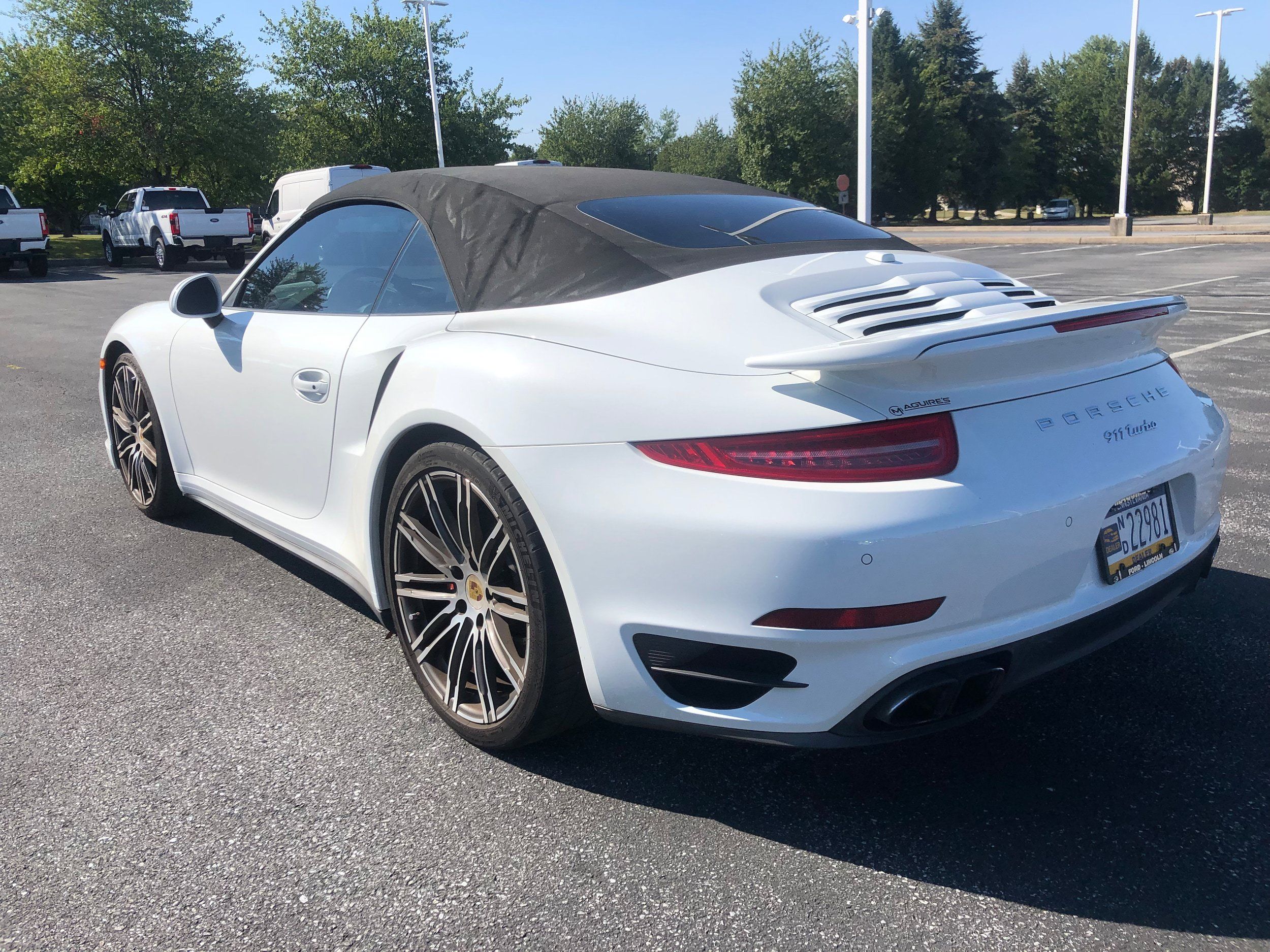 Used 2015 Porsche 911 Turbo w/ Sport Chrono Package AWD/4WD image 3