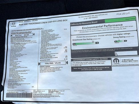 New 2026 RAM 3500 Tradesman image 14