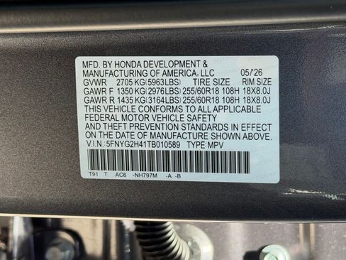 New 2026 Honda Pilot EX-L image 20