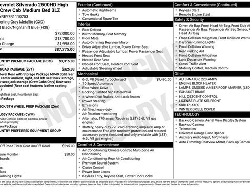 Used 2024 Chevrolet Silverado 2500 High Country w/ High Country Premium Package AWD/4WD image 32