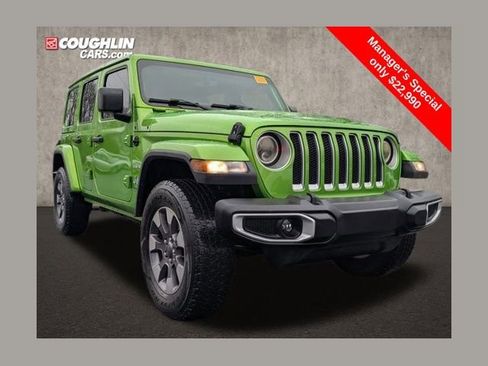 Used 2018 Jeep Wrangler Unlimited Sahara w/ Dual Top Group image 1