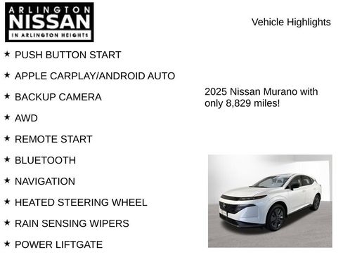 Used 2025 Nissan Murano SL w/ Cargo Package AWD/4WD image 8