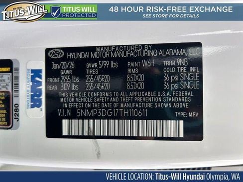 New 2026 Hyundai Santa Fe Limited w/ Tow & Go Package AWD/4WD image 34