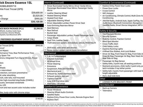 Used 2018 Buick Encore Essence w/ Experience Buick Package image 25