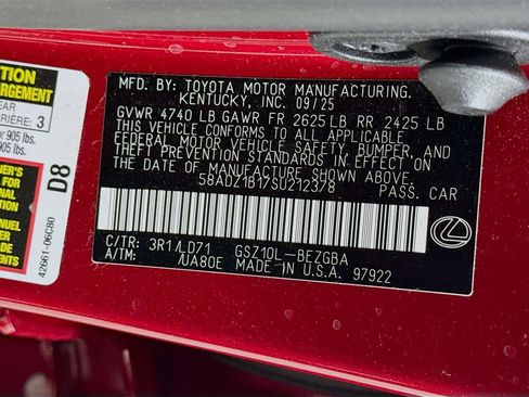Used 2025 Lexus ES 350 w/ Premium Package FWD image 34