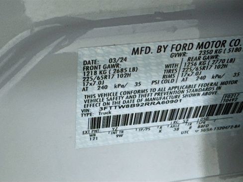 Used 2024 Ford Maverick XL w/ Equipment Group 100A Standard AWD/4WD image 38