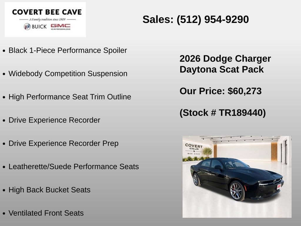 New 2026 Dodge Charger Daytona Scat Pack w/ Track Package AWD/4WD image 28