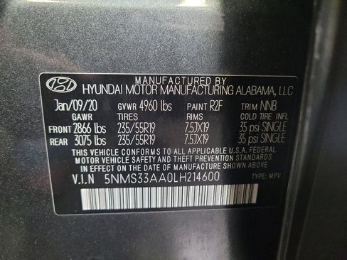 Used 2020 Hyundai Santa Fe SEL FWD image 33