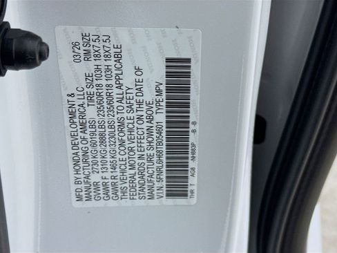 New 2026 Honda Odyssey EX-L image 33