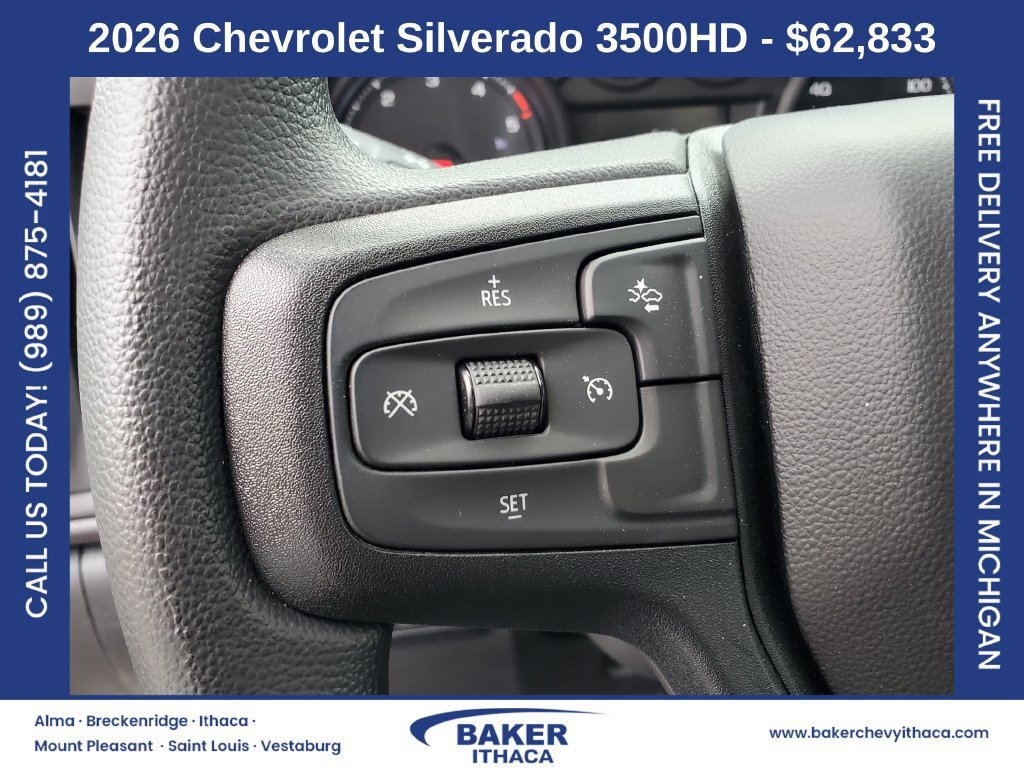 New 2026 Chevrolet Silverado 3500 W/T w/ WT Convenience Package AWD/4WD image 12