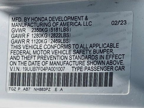 Used 2023 Acura TLX Type S AWD/4WD image 32