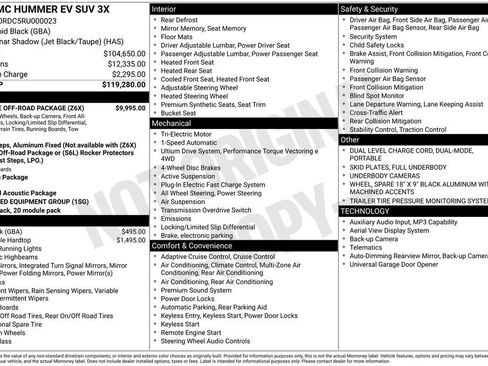 Used 2024 GMC Hummer EV 3X w/ Extreme Off-Road Package AWD/4WD image 3