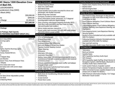 Used 2024 GMC Sierra 1500 Elevation AWD/4WD image 2