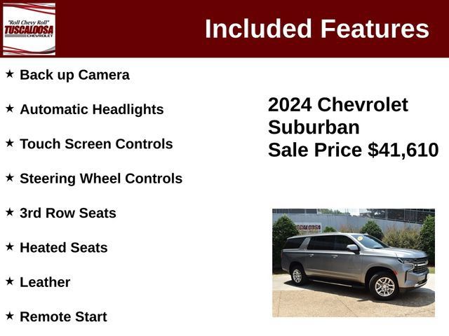 Certified 2024 Chevrolet Suburban LT AWD/4WD image 6