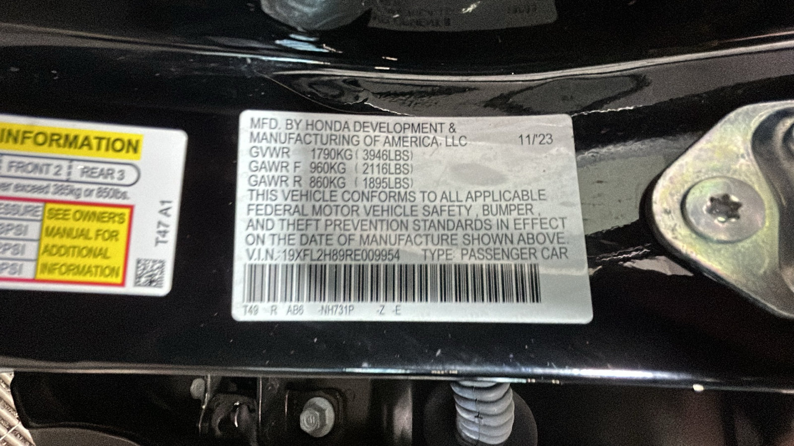 Used 2024 Honda Civic Sport image 10