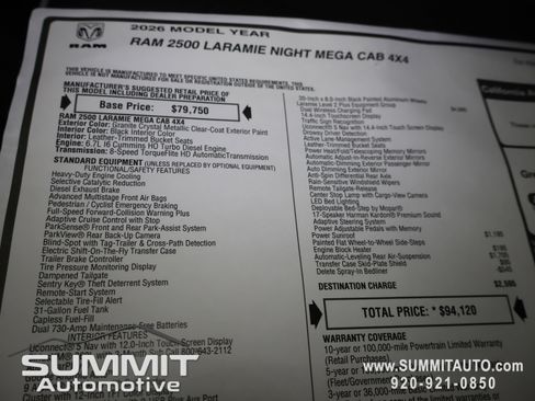 New 2026 RAM 2500 Laramie image 43