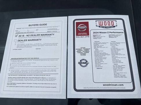 Used 2024 Nissan Z Performance w/ Floor Mat Package RWD image 41