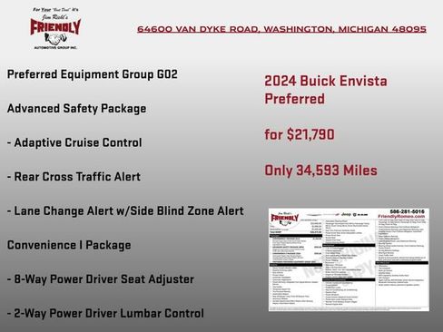 Used 2024 Buick Envista Preferred w/ Convenience I Package FWD image 3