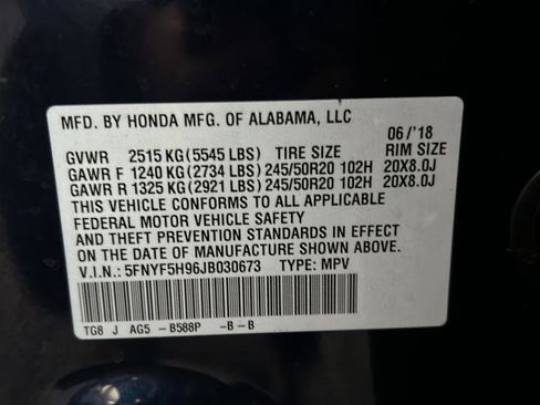 Used 2018 Honda Pilot Touring image 47