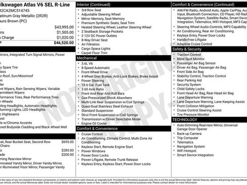 Used 2021 Volkswagen Atlas SEL R-Line image 6