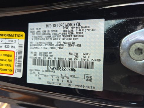 Used 2024 Ford Mustang Dark Horse w/ Dark Horse Handlin Package RWD image 27