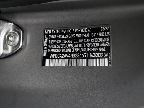 Used 2022 Porsche 911 Carrera w/ Premium Package RWD image 41
