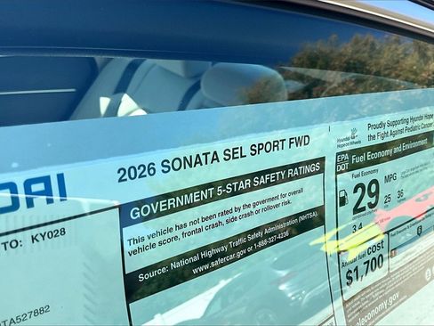 New 2026 Hyundai Sonata SEL image 12