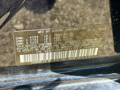 Used 2020 Subaru Impreza 2.0i AWD/4WD image 16