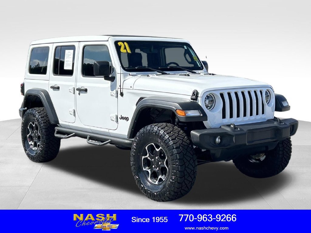Used 2021 Jeep Wrangler Unlimited Sport w/ Sun And Sound Package AWD/4WD 360° Tour