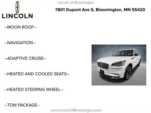 Used 2021 Lincoln Aviator Reserve w/ Equipment Group 201A AWD/4WD image 5