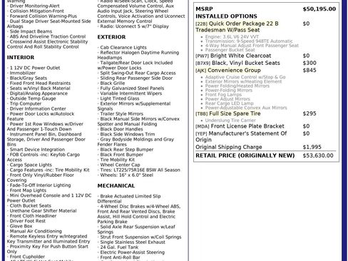 Used 2024 RAM ProMaster 2500 w/ Convenience Group image 2