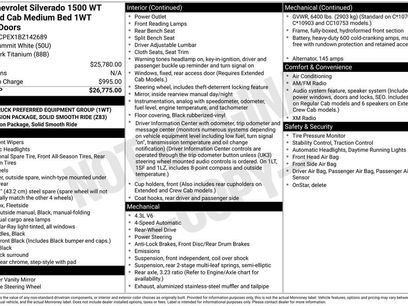 Used 2011 Chevrolet Silverado 1500 W/T