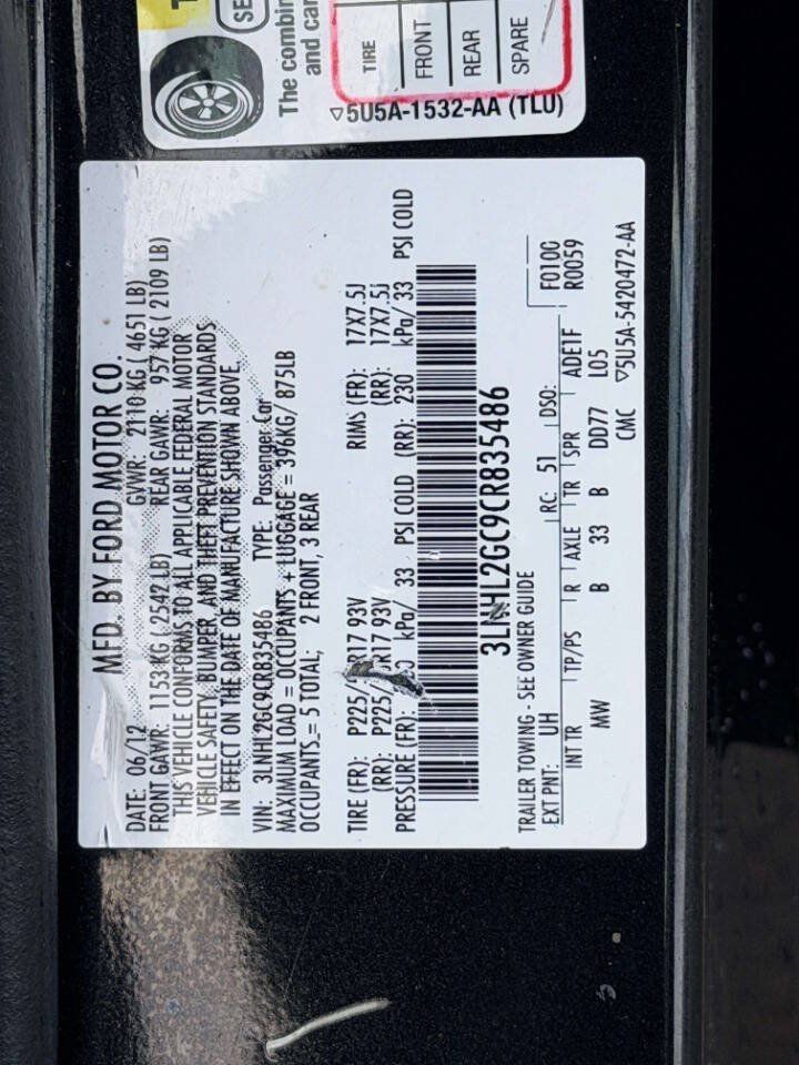 Used 2012 Lincoln MKZ FWD image 20