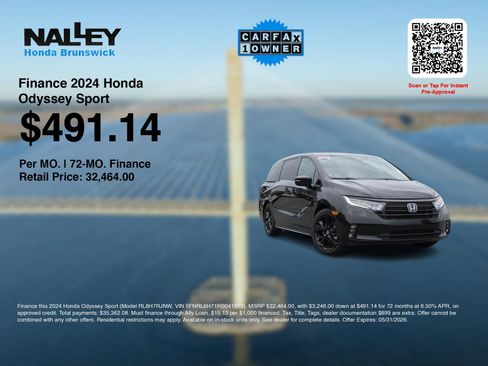 Used 2024 Honda Odyssey Sport image 3