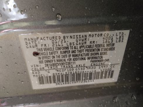 Used 2021 Nissan Sentra SV FWD image 33